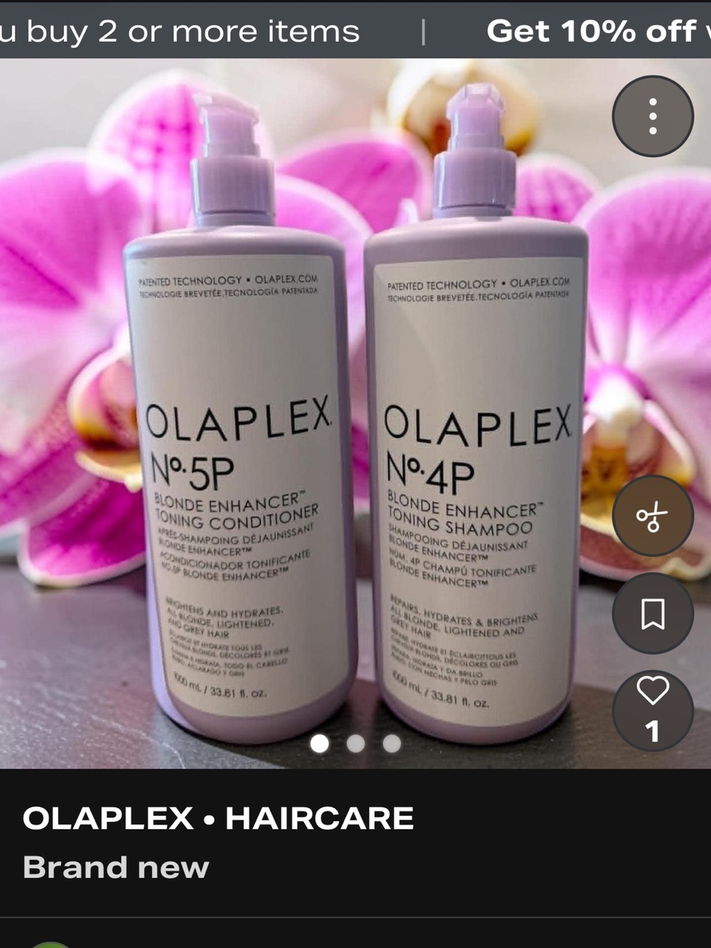 OLAPLEX Blonde Enhancer No.4P & No.5– Purple 32oz